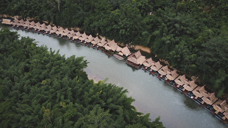 หน้าฝนชุ่มฉ่ำใจ ไปพักผ่อนที่แพเมืองกาญ กับ ช่างเล่า ที่ The FloatHouse River Kwai l Floating Resort เดอะ โฟลทเฮ้าส์ กาญจนบุรี 41