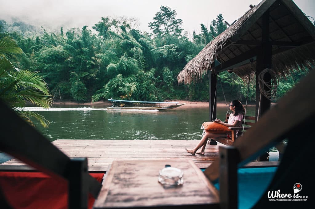 เค้าเรียกที่นี่ว่าแพไฮโซ "The Float House River Kwai Resort" 26