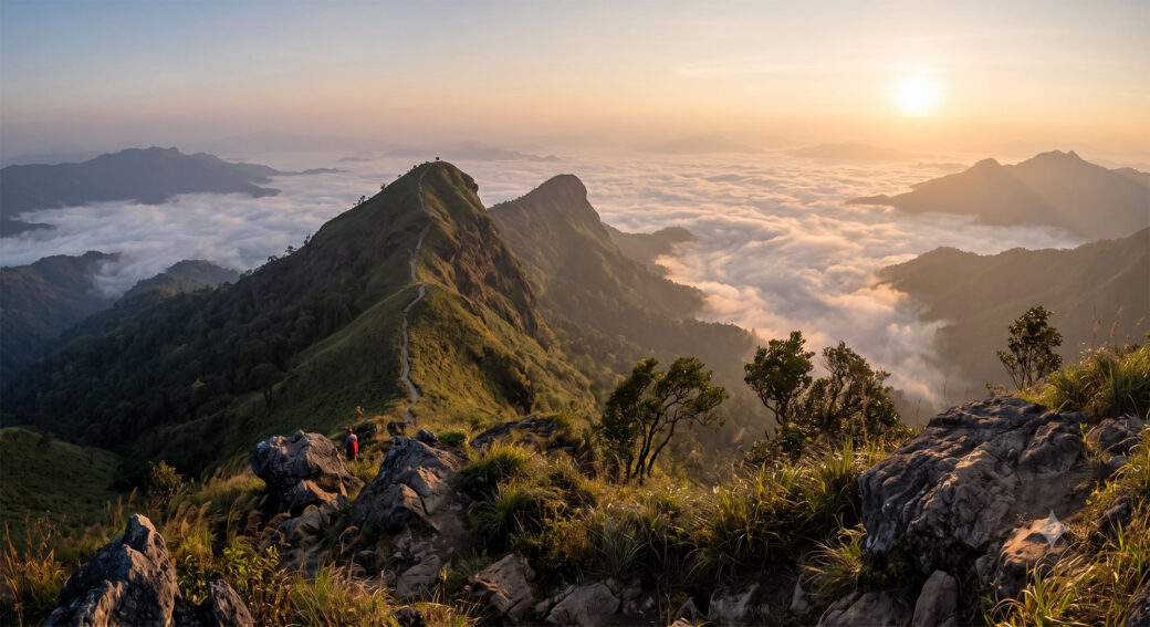 Get Fit and Conquer Khao San Nok Wua: Kanchanaburi’s Premier Mountain Trek & Post-Expedition Quiet Luxury at The FloatHouse River Kwai 1